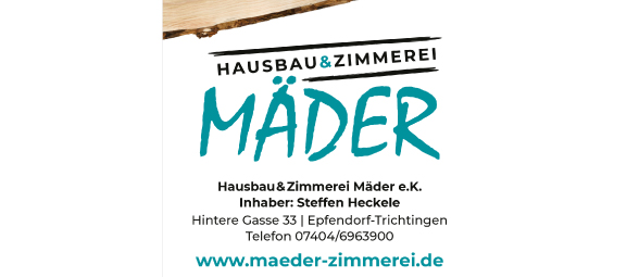 Mäder Hausbau Zimmerei